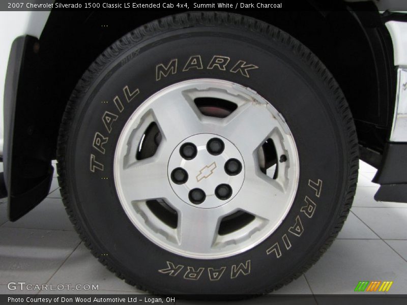 Summit White / Dark Charcoal 2007 Chevrolet Silverado 1500 Classic LS Extended Cab 4x4