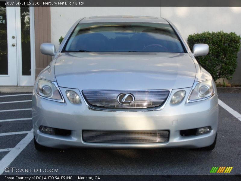 Mercury Metallic / Black 2007 Lexus GS 350