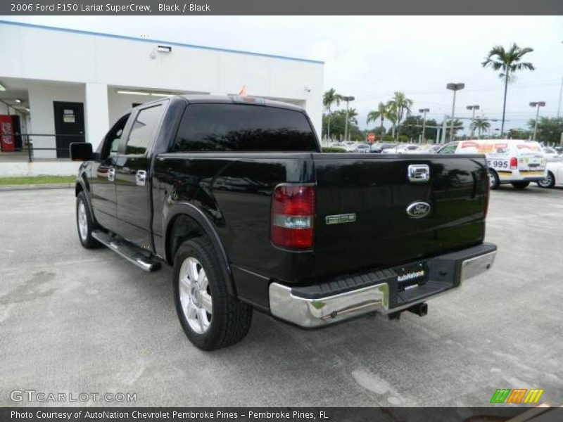Black / Black 2006 Ford F150 Lariat SuperCrew