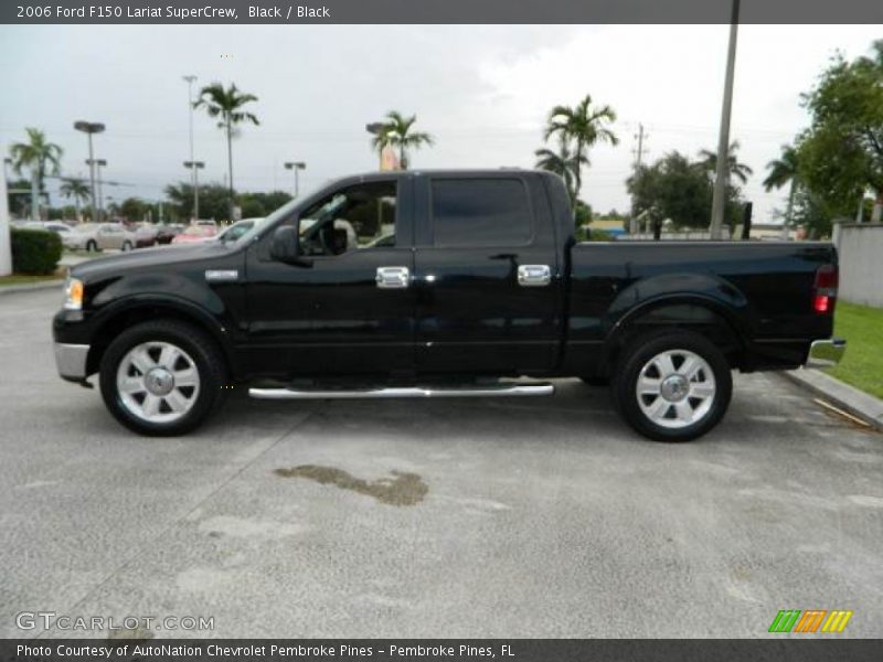 Black / Black 2006 Ford F150 Lariat SuperCrew