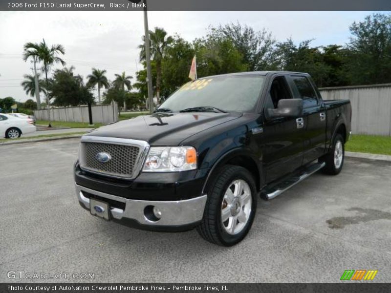 Black / Black 2006 Ford F150 Lariat SuperCrew