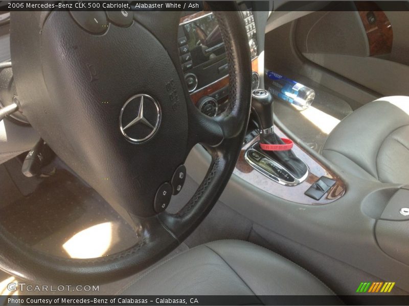 Alabaster White / Ash 2006 Mercedes-Benz CLK 500 Cabriolet