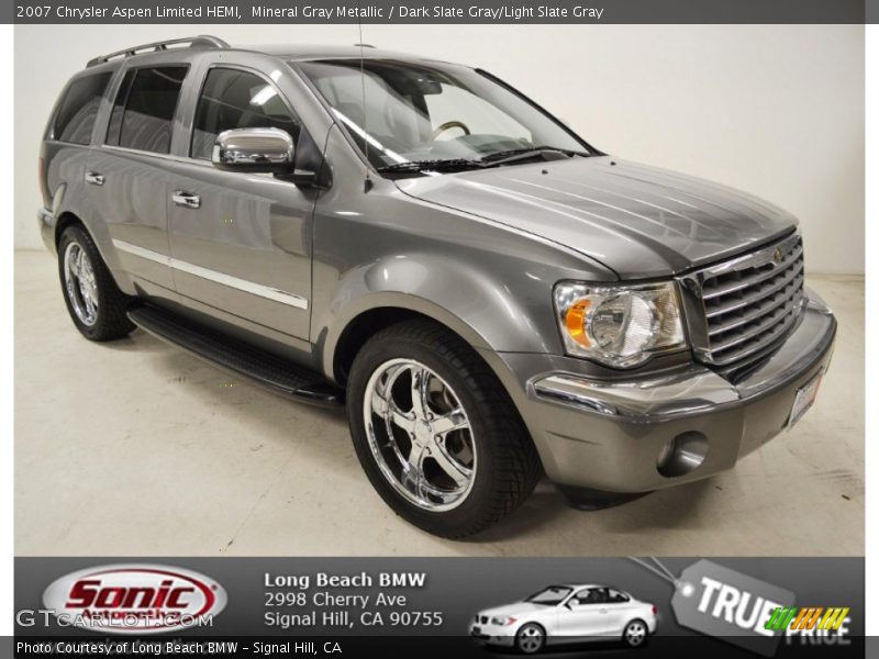 Mineral Gray Metallic / Dark Slate Gray/Light Slate Gray 2007 Chrysler Aspen Limited HEMI