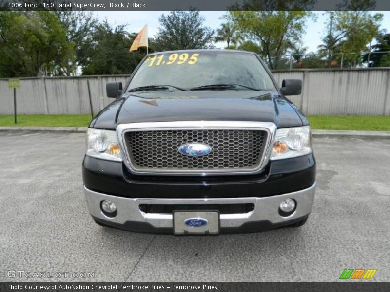 Black / Black 2006 Ford F150 Lariat SuperCrew