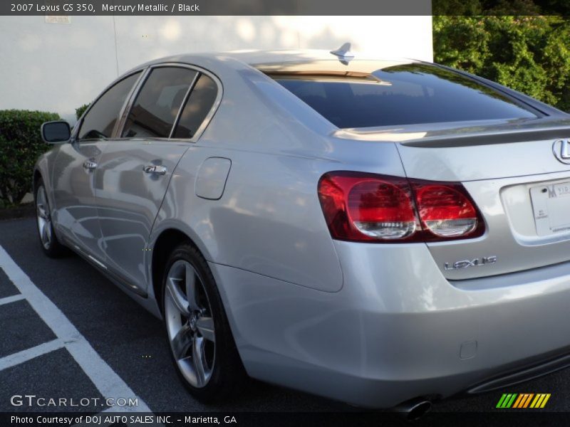 Mercury Metallic / Black 2007 Lexus GS 350