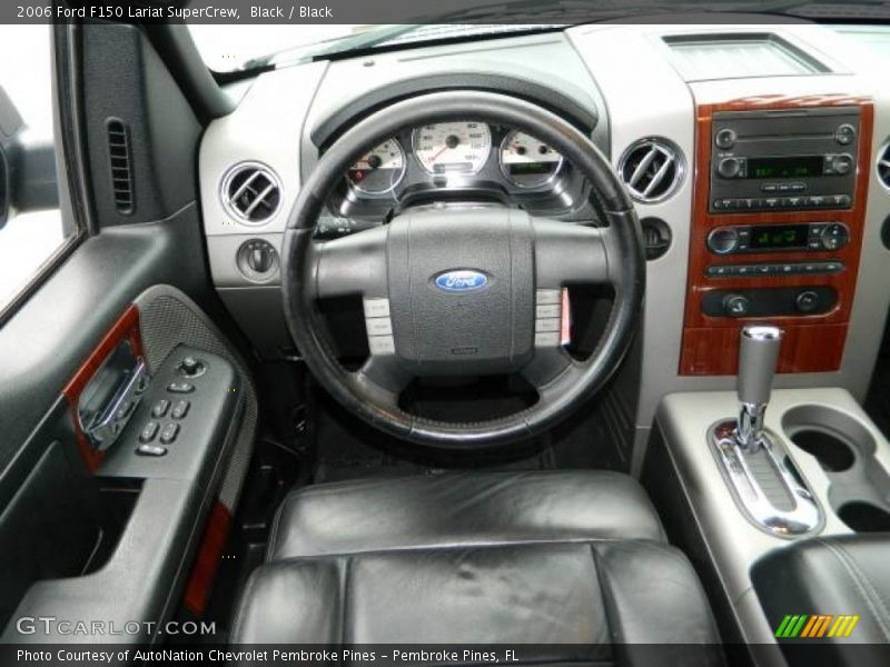 Black / Black 2006 Ford F150 Lariat SuperCrew