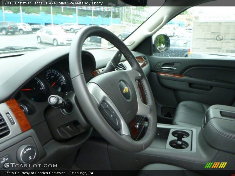 Silver Ice Metallic / Ebony 2013 Chevrolet Tahoe LT 4x4