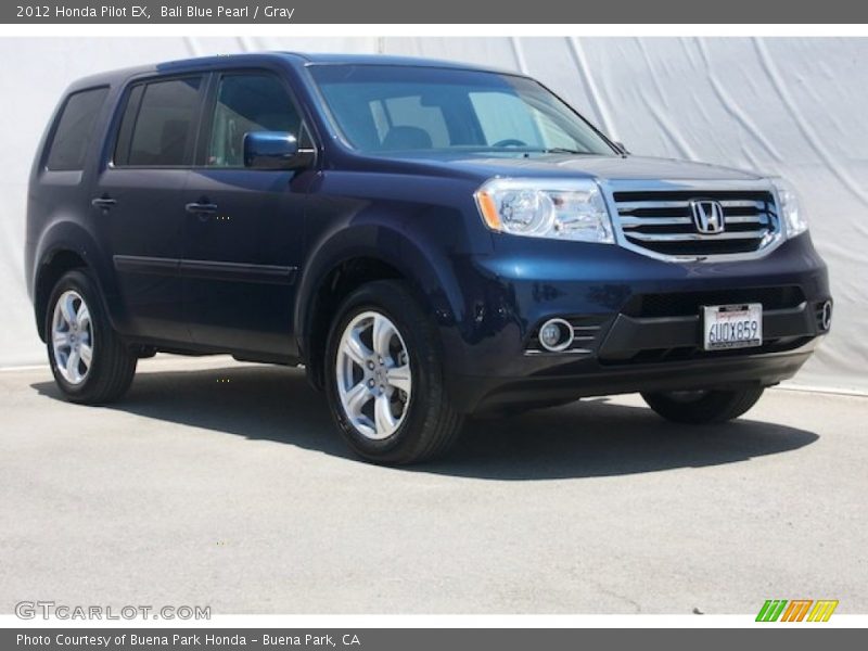 Bali Blue Pearl / Gray 2012 Honda Pilot EX