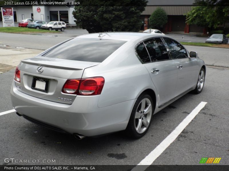 Mercury Metallic / Black 2007 Lexus GS 350