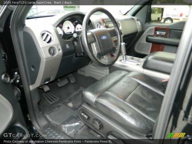 Black / Black 2006 Ford F150 Lariat SuperCrew