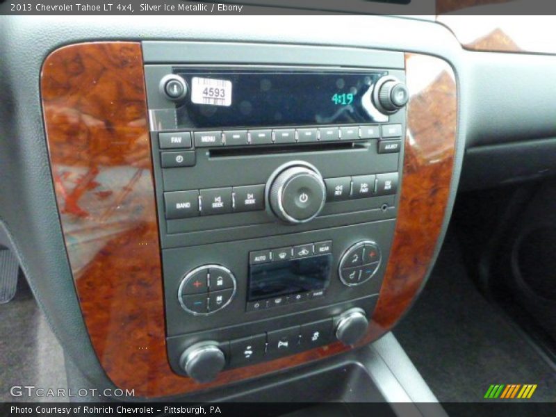 Silver Ice Metallic / Ebony 2013 Chevrolet Tahoe LT 4x4