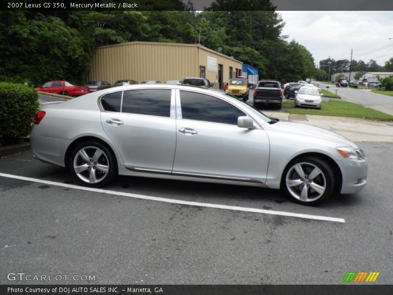 Mercury Metallic / Black 2007 Lexus GS 350
