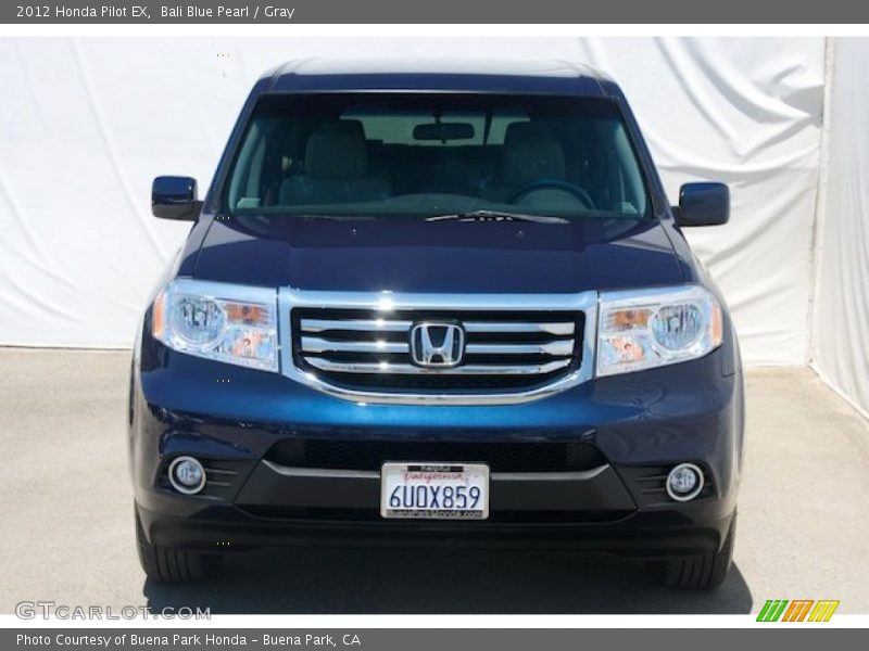 Bali Blue Pearl / Gray 2012 Honda Pilot EX