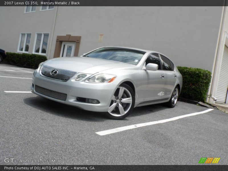 Mercury Metallic / Black 2007 Lexus GS 350