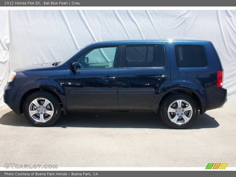Bali Blue Pearl / Gray 2012 Honda Pilot EX