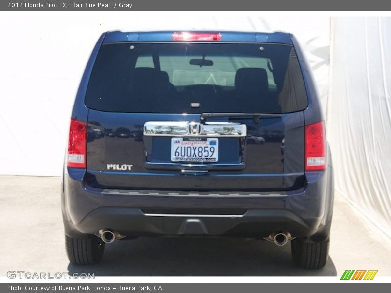 Bali Blue Pearl / Gray 2012 Honda Pilot EX