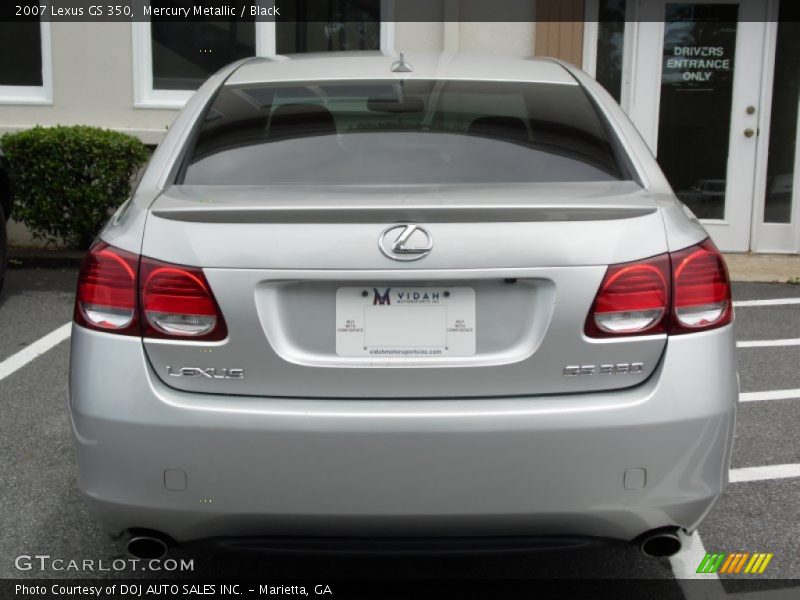 Mercury Metallic / Black 2007 Lexus GS 350