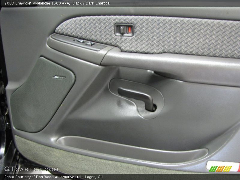 Black / Dark Charcoal 2003 Chevrolet Avalanche 1500 4x4