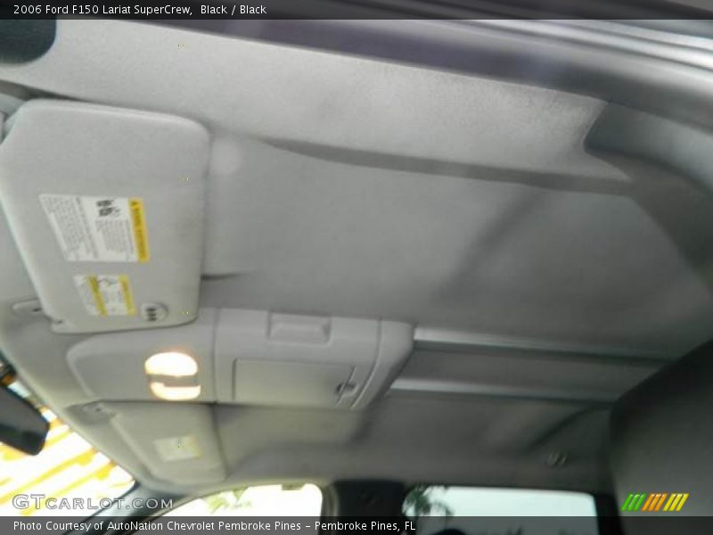 Black / Black 2006 Ford F150 Lariat SuperCrew