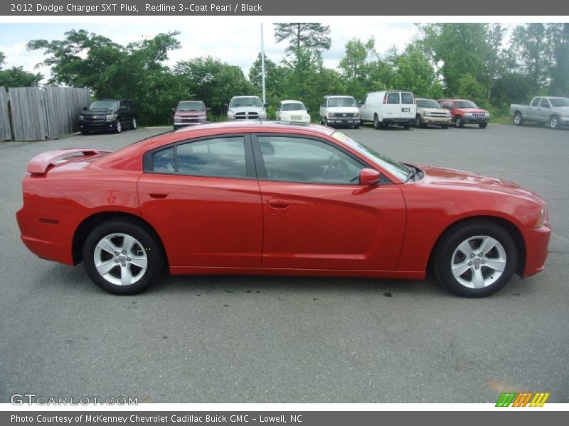 Redline 3-Coat Pearl / Black 2012 Dodge Charger SXT Plus
