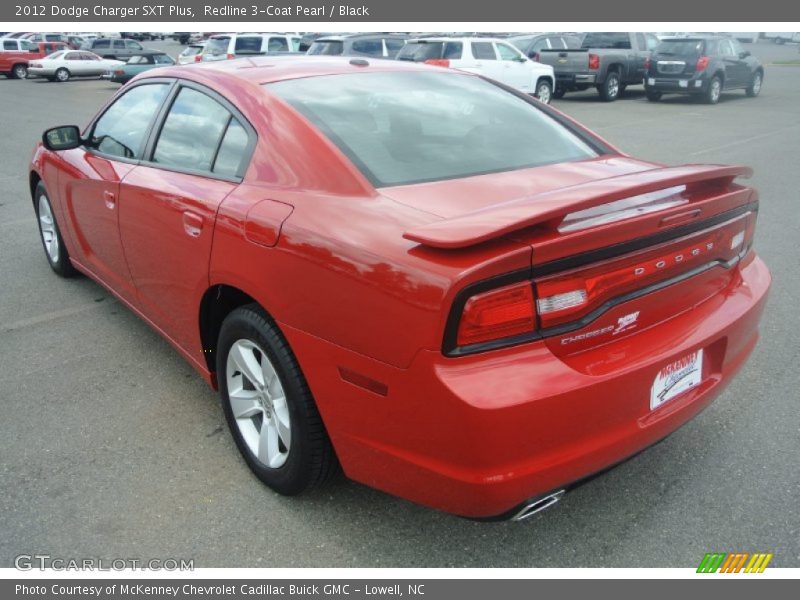 Redline 3-Coat Pearl / Black 2012 Dodge Charger SXT Plus