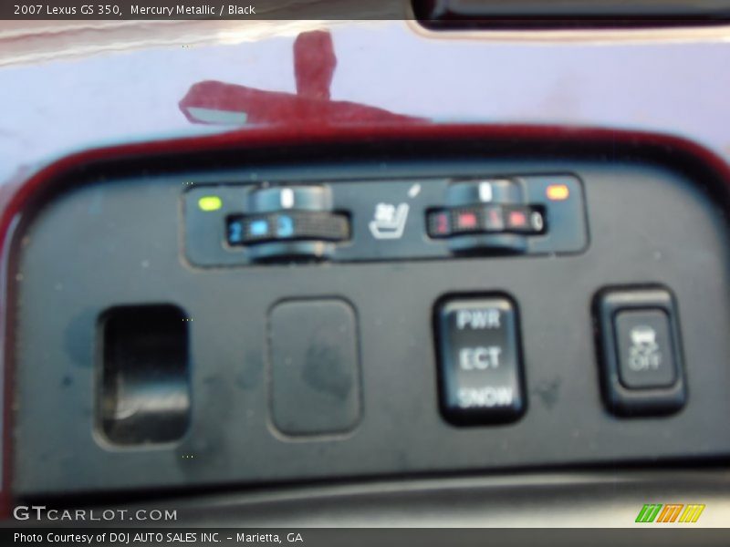Mercury Metallic / Black 2007 Lexus GS 350