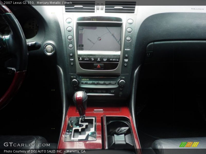 Mercury Metallic / Black 2007 Lexus GS 350