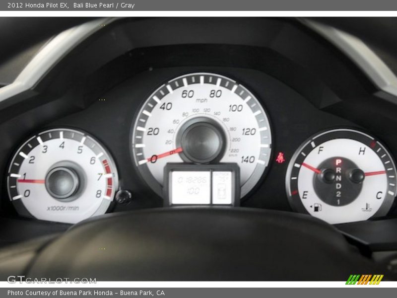 Bali Blue Pearl / Gray 2012 Honda Pilot EX