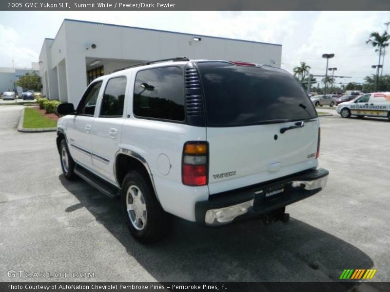 Summit White / Pewter/Dark Pewter 2005 GMC Yukon SLT