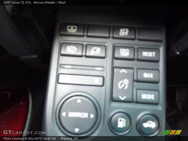 Mercury Metallic / Black 2007 Lexus GS 350