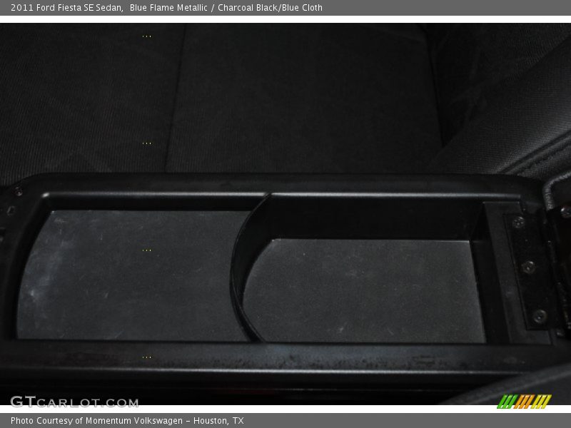 Blue Flame Metallic / Charcoal Black/Blue Cloth 2011 Ford Fiesta SE Sedan