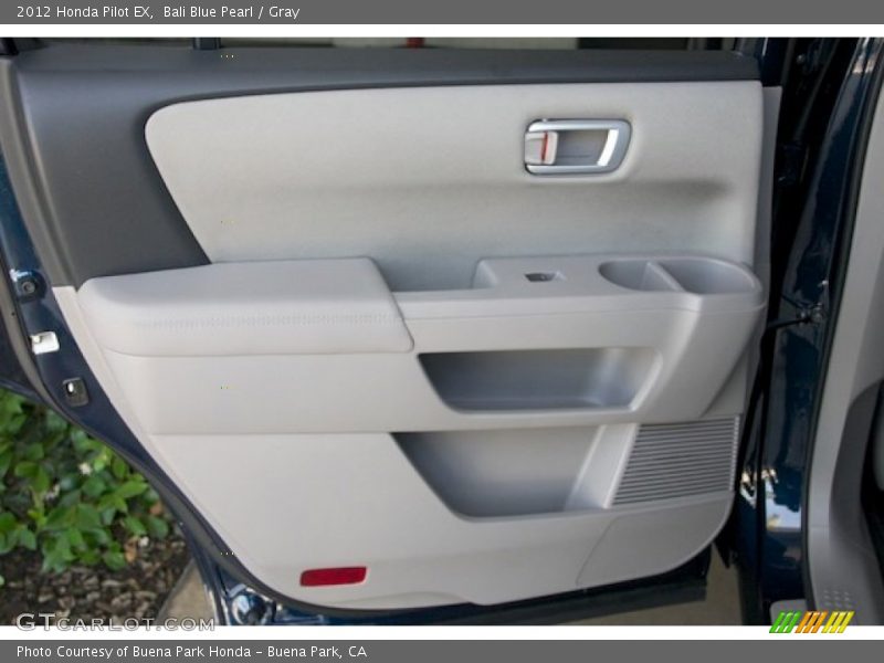 Bali Blue Pearl / Gray 2012 Honda Pilot EX