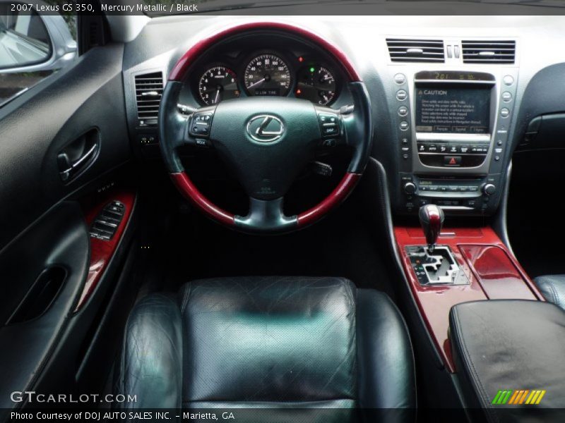 Mercury Metallic / Black 2007 Lexus GS 350