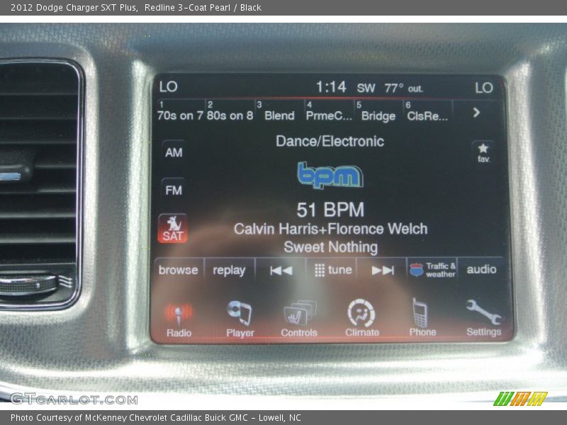 Redline 3-Coat Pearl / Black 2012 Dodge Charger SXT Plus