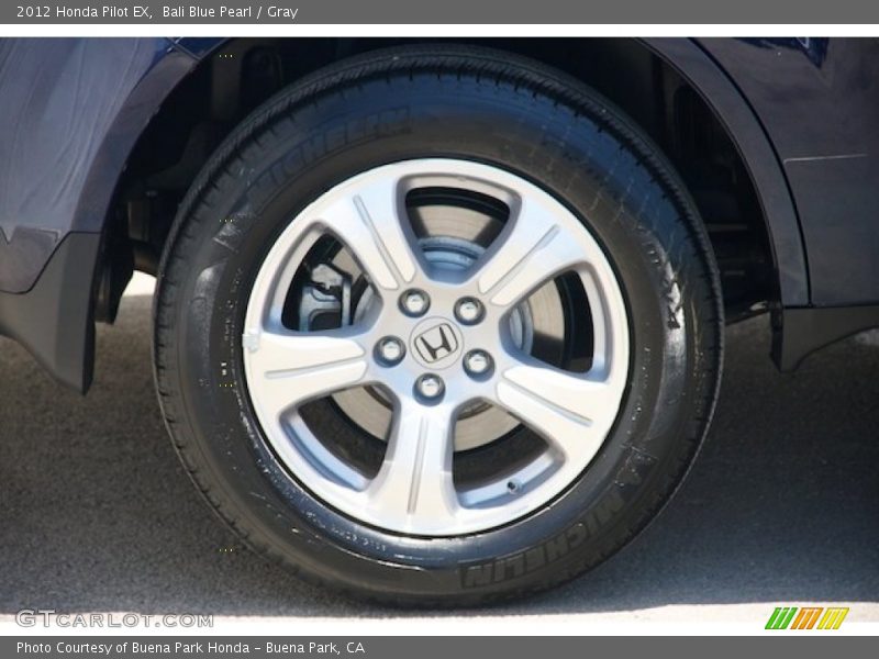 Bali Blue Pearl / Gray 2012 Honda Pilot EX
