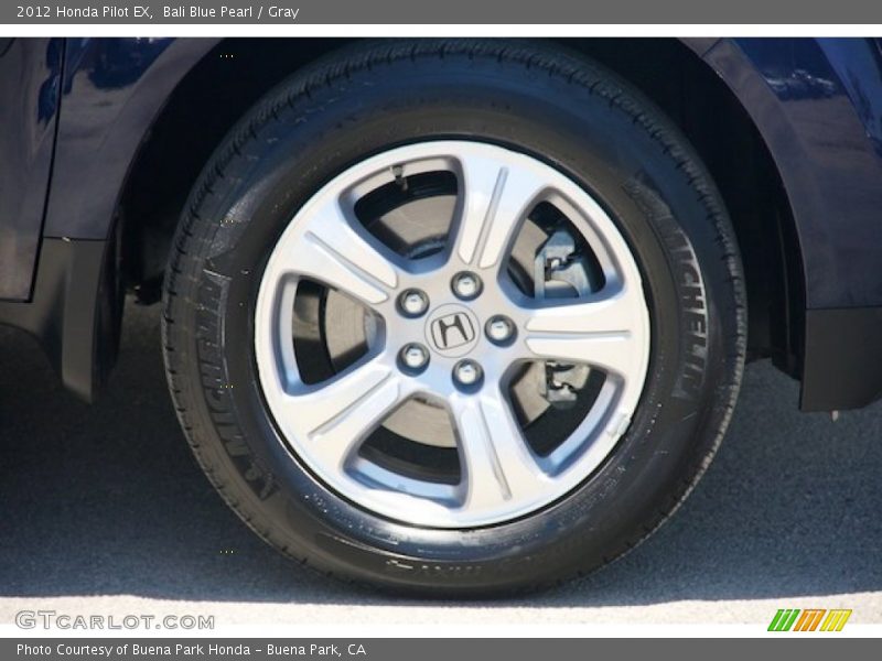 Bali Blue Pearl / Gray 2012 Honda Pilot EX