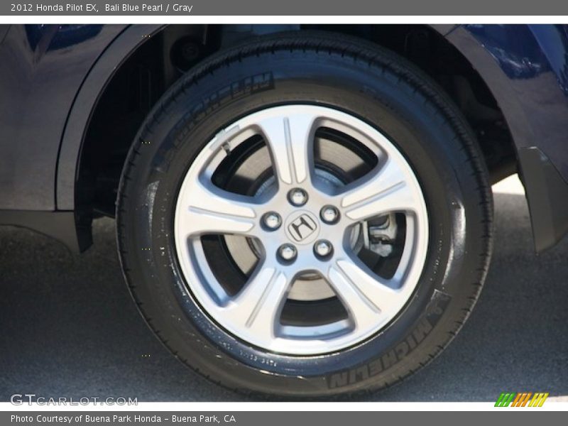 Bali Blue Pearl / Gray 2012 Honda Pilot EX