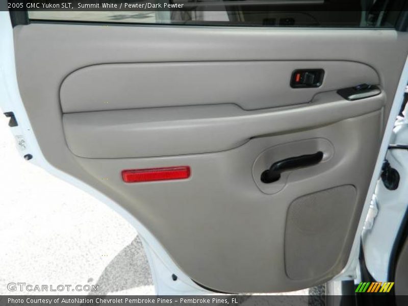 Summit White / Pewter/Dark Pewter 2005 GMC Yukon SLT