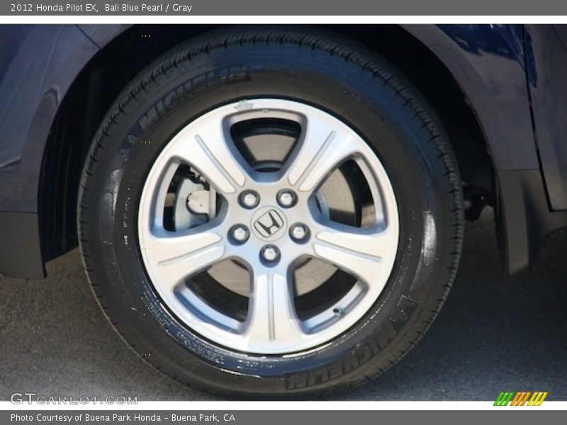 Bali Blue Pearl / Gray 2012 Honda Pilot EX