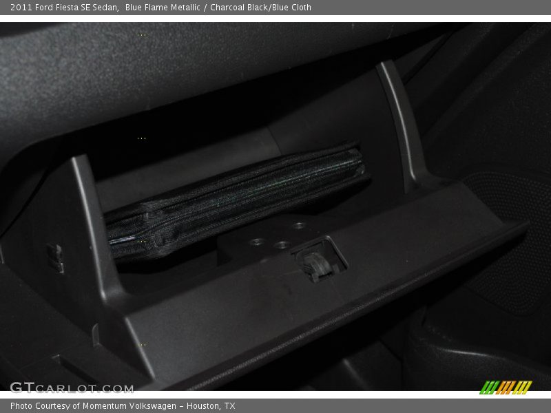 Blue Flame Metallic / Charcoal Black/Blue Cloth 2011 Ford Fiesta SE Sedan