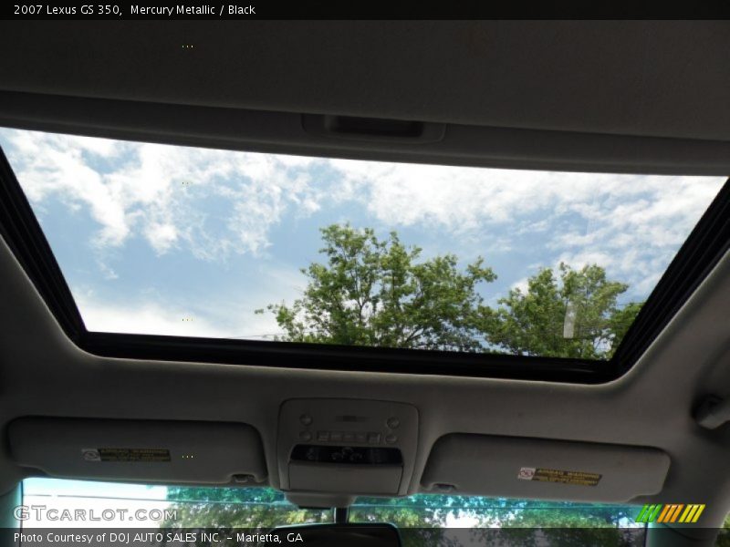 Mercury Metallic / Black 2007 Lexus GS 350