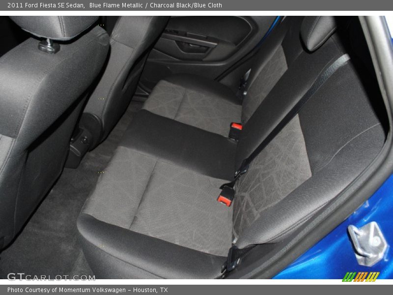 Blue Flame Metallic / Charcoal Black/Blue Cloth 2011 Ford Fiesta SE Sedan