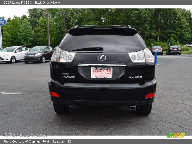 Black Onyx / Ivory 2007 Lexus RX 350