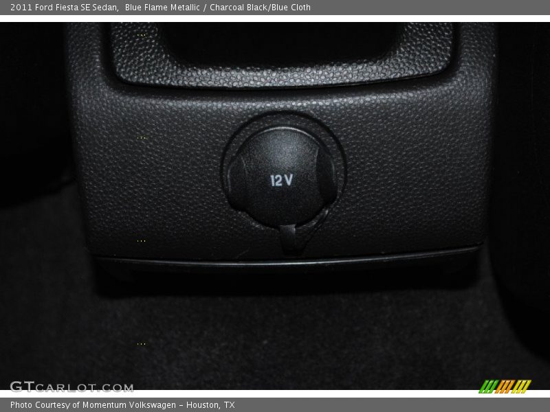 Blue Flame Metallic / Charcoal Black/Blue Cloth 2011 Ford Fiesta SE Sedan