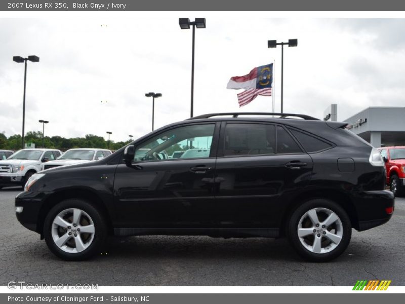 Black Onyx / Ivory 2007 Lexus RX 350