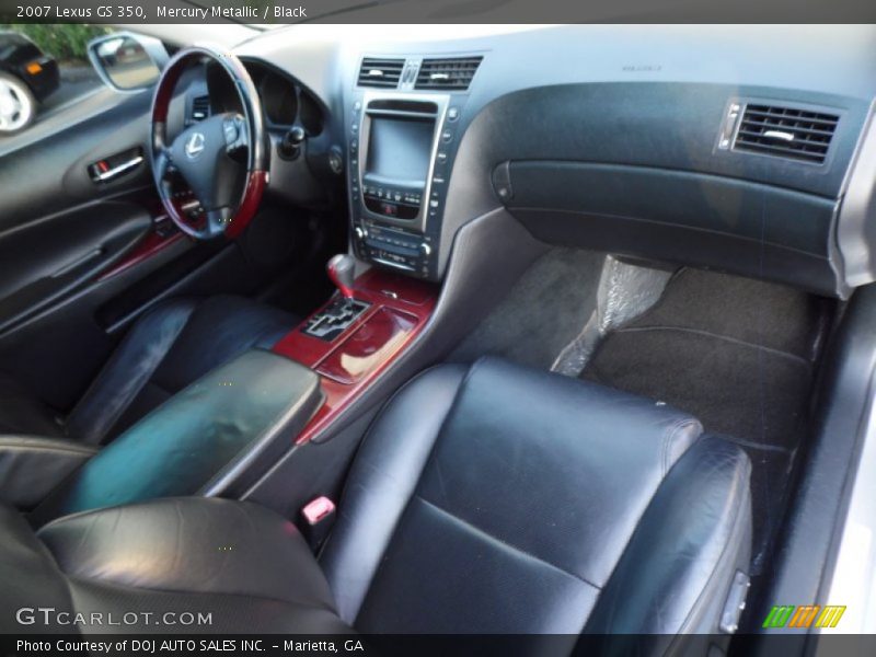 Mercury Metallic / Black 2007 Lexus GS 350