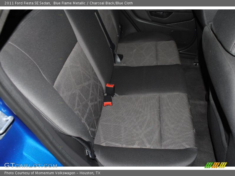 Blue Flame Metallic / Charcoal Black/Blue Cloth 2011 Ford Fiesta SE Sedan