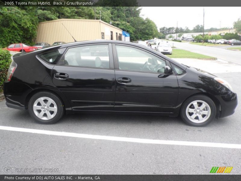 Black / Gray/Burgundy 2005 Toyota Prius Hybrid