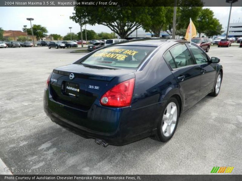 Majestic Blue Metallic / Frost Gray 2004 Nissan Maxima 3.5 SE