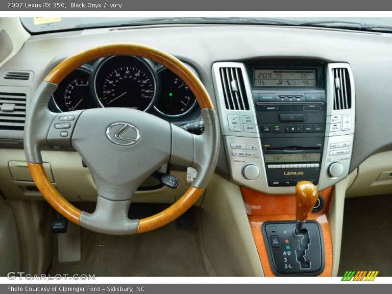 Black Onyx / Ivory 2007 Lexus RX 350